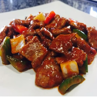 Ternera con salsa picante