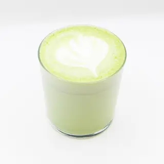 Té matcha con leche