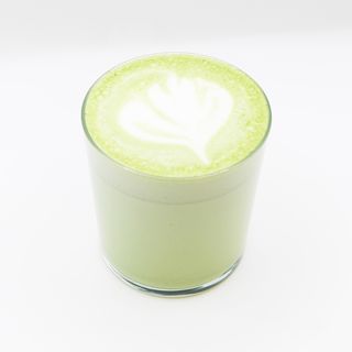 Té matcha con leche