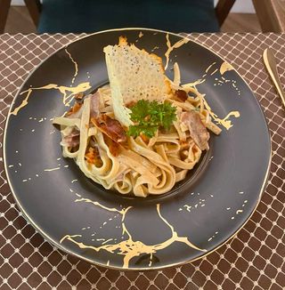 Pasta Carbonara sa vermutom i tartufima 300 gr