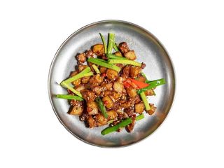 Сіанська свинина зі смаженою картоплею (250g)