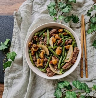 Haricots Verts Viande De Boeuf