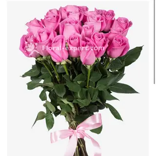 Mazzo di 13 rose rosa