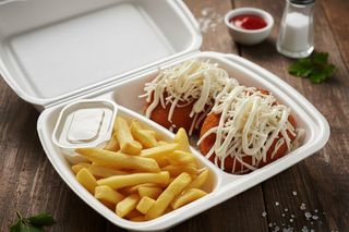 Cordon bleu i pomfrit