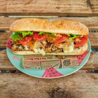 Чабата с кълцано месо (300г)