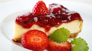 Tarta De Queso y Fresa