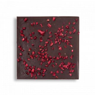 Tableta De Chocolate Negro Frambuesa