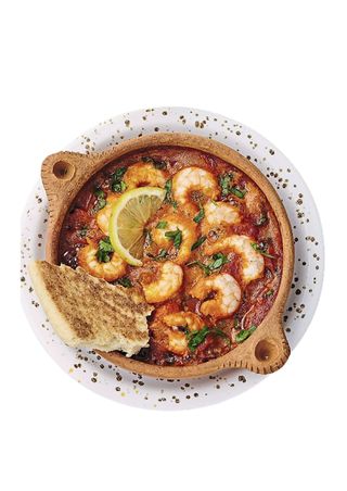 Tajine Crevette & Œuf