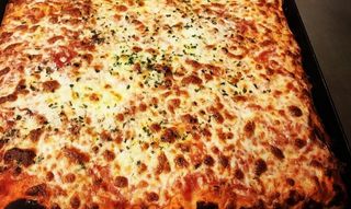 Pizza Margherita in teglia