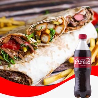 2X ქათმის სტანდარტული შაურმა + 2X კოკა-კოლა