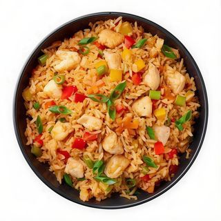 Arroz Frito Con Pollo