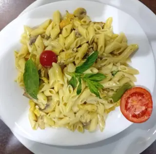 Pasta Poulet Aux Champignons