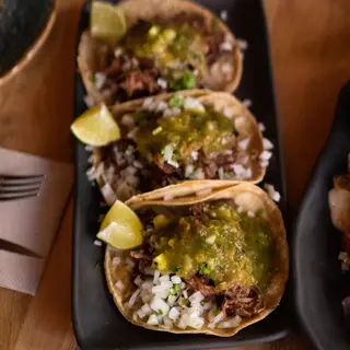 Tacos de costilla de res (3 uds.)