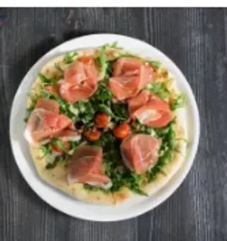 Focaccia con crudo