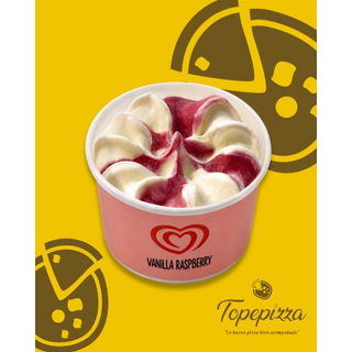 HELADO VAINILLA Y FRESA