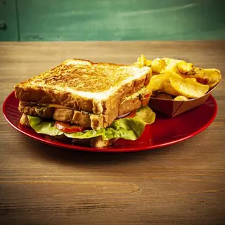 Sándwich guaca y chili