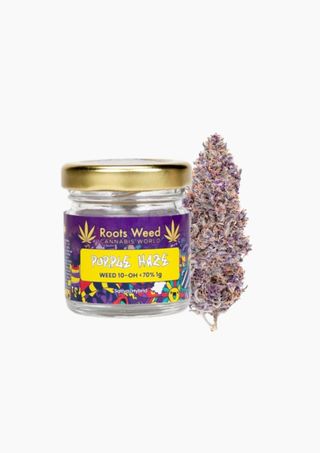 Roots Weed Flor 10-OH <70% Purple Haze