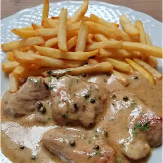 Solomillo de Cerdo Con Salsa
