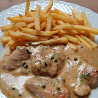 Solomillo de Cerdo Con Salsa