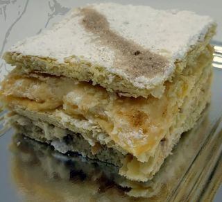 Milhojas de crema 