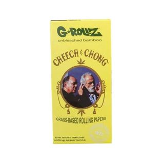Foite G-ROLLZ Cheech&Chong Classic Set 1 KS - Bamboo Neinalbite, 50Foite + Filtre & Tavita