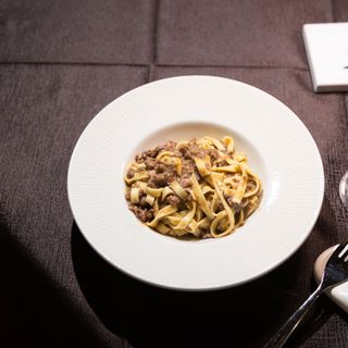 Tagliatelle al ragù di Cinghiale
