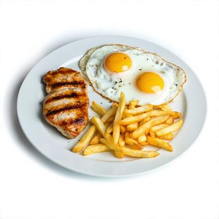 Plato Combinado De Pechuga