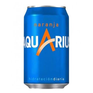 Aquarius Naranja lata 330ml.
