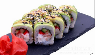 Рол зелений дракон