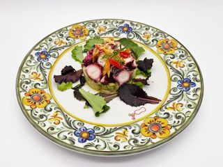 Polpo e avocado