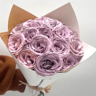 Bouquet De 15 Roses lilas