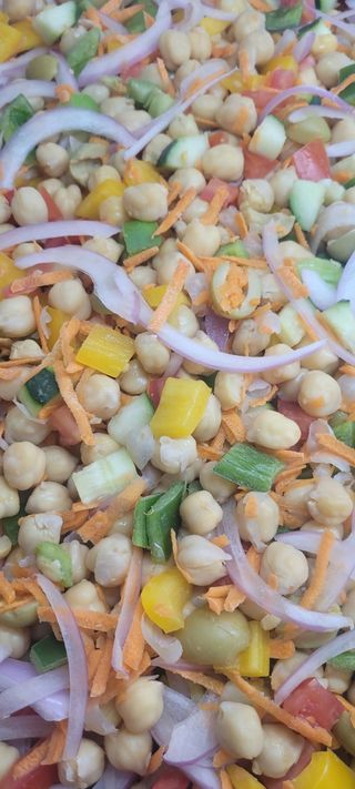 Ensalada de garbanzos