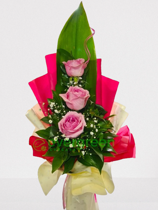 Buket sa 3 roza ruže