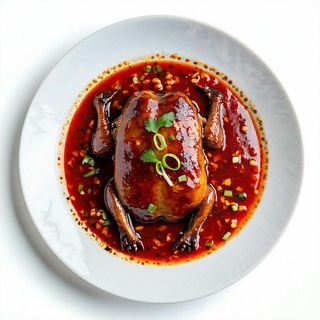 Anatra in salsa piccante