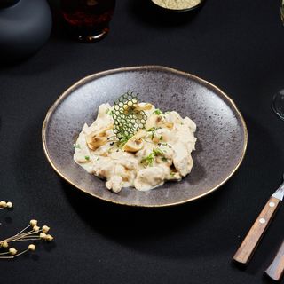 Ciulama de pui cu ciuperci