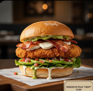 Burger De Pollo Crispy