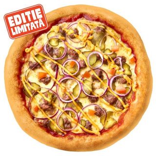 Pizza Domnu` Burger. 24cm