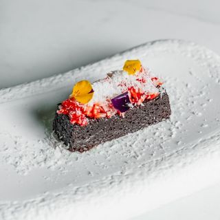 Pastel de chocolate casero vegano 