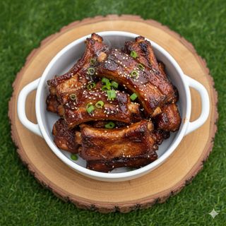 Costine di maiale arrosto