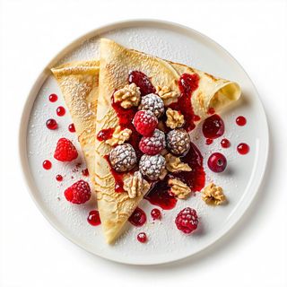 Crepes Rocher ai frutti rossi galak