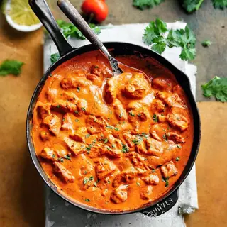 24 Butter chicken (pollo al burro)