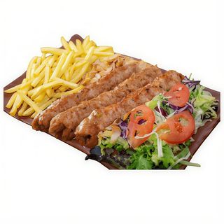 Plato seekh kebab