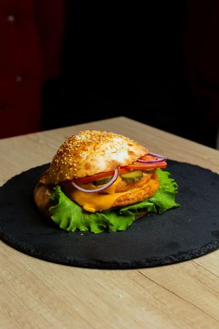 Cheeseburger de pui