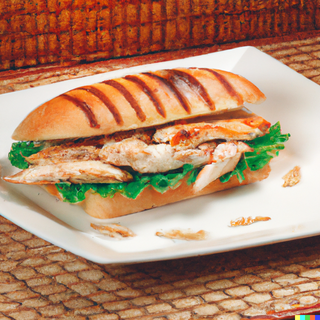 Sandes Frango Grelhado com alface 