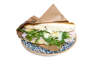 Panino fesa di tacchino completo
