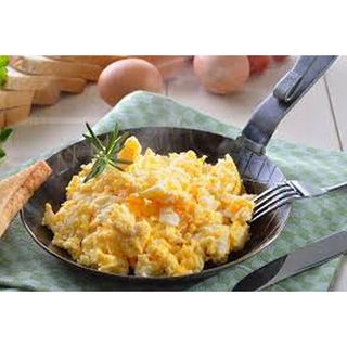 Scrambled with ingredients