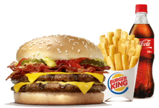 Menu Doble Cheese Bacon