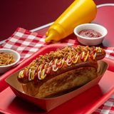 Хот дог з копченою сосискою