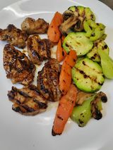 Свинско бон филе на скара