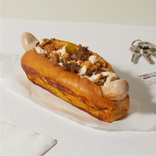 Hot Dog Philly Cheesesteak